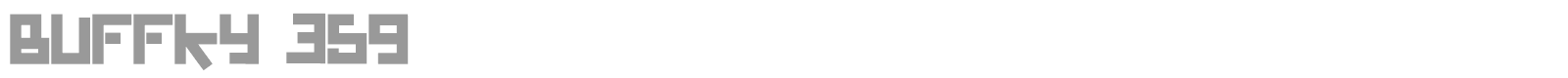 Buffky 359 font preview